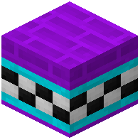 Magenta Facade Bricks Tiled Light Blue