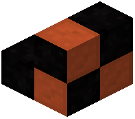 Orange and Black Tile Stairs