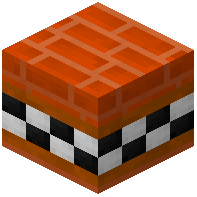 Orange Facade Bricks Tiled Orange