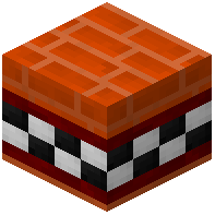 Orange Facade Bricks Tiled Red