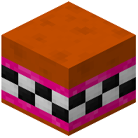 Orange Facade Wall Tiled Pink