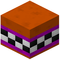 Orange Facade Wall Tiled Purple