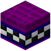Purple Facade Bricks Tiled Blue