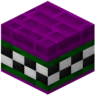 Purple Facade Bricks Tiled Green