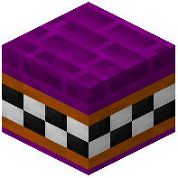 Purple Facade Bricks Tiled Orange