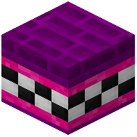 Purple Facade Bricks Tiled Pink