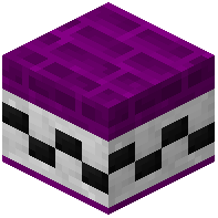 Purple Facade Bricks Tiled White