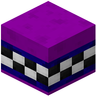 Purple Facade Wall Tiled Blue