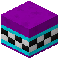 Purple Facade Wall Tiled Light Blue
