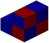 Red and Blue Tile Stairs