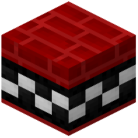 Red Facade Bricks Tiled Black