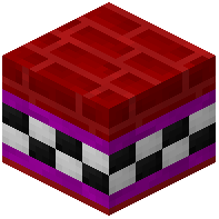 Red Facade Bricks Tiled Purple