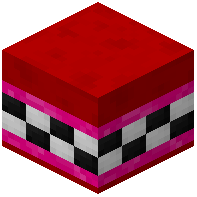 Red Facade Wall Tiled Pink
