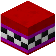 Red Facade Wall Tiled Purple