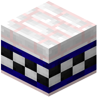 White Facade Bricks Tiled Blue