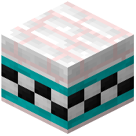 White Facade Bricks Tiled Cyan