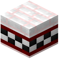 White Facade Bricks Tiled Red
