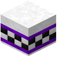 White Facade Wall Tiled Purple