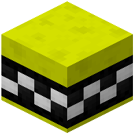 Yellow Facade Wall Tiled Black