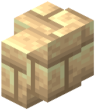 Orange Calcite Bricks Wall