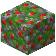 Red Tulip Mossy Cobblestone