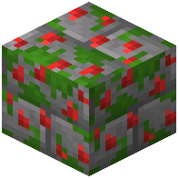Red Tulip Mossy Stone Brick