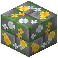 Wildflowers Mossy Stone Brick