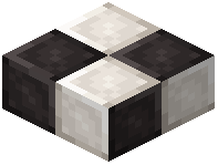 Black White Tile Slab