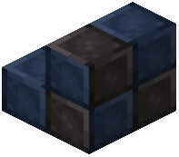 Blue Black Tile Stairs