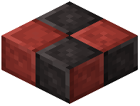 Cracked Red Black Tile Slab
