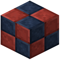 Cracked Red Blue Tile