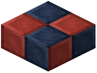 Red Blue Tile Slab
