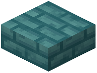 Cyan Poke Brick Slab