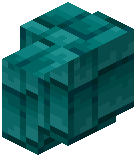 Cyan Shingles Wall