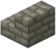 Light Gray Poke Brick Stairs