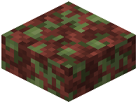 Mossy Volcanic Cobblestone Slab
