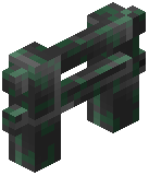 Mossy Polished Dullmathyst Brick Fence