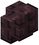 Bumpy Nether Brick Tiles Wall