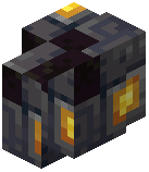 Decayed Gilded Basalt Tile Wall