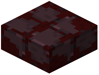 Heavily Warted Nether Brick Tiles Slab