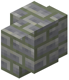 Mossy Andesite Brick Wall