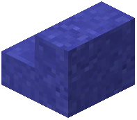 Heavy Blue Concrete Powder Stairs