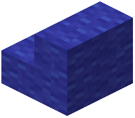 Heavy Blue Wool Stairs