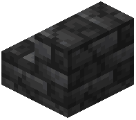 Reinforced Cracked Deepslate Tiles Glass Stairs