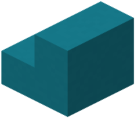 Reinforced Cyan Concrete Glass Stairs