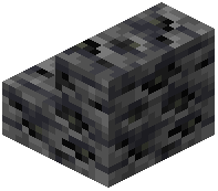 Reinforced Deepslate Coal Ore Glass Stairs