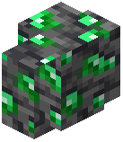 Reinforced Deepslate Emerald Ore Glass Wall