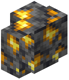 Reinforced Deepslate Gold Ore Glass Wall