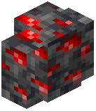 Reinforced Deepslate Redstone Ore Glass Wall