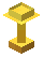 Gold candlestick
